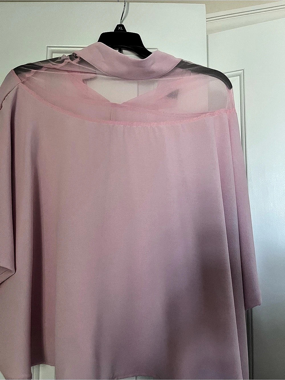 Pink Long Sleeve Blouse